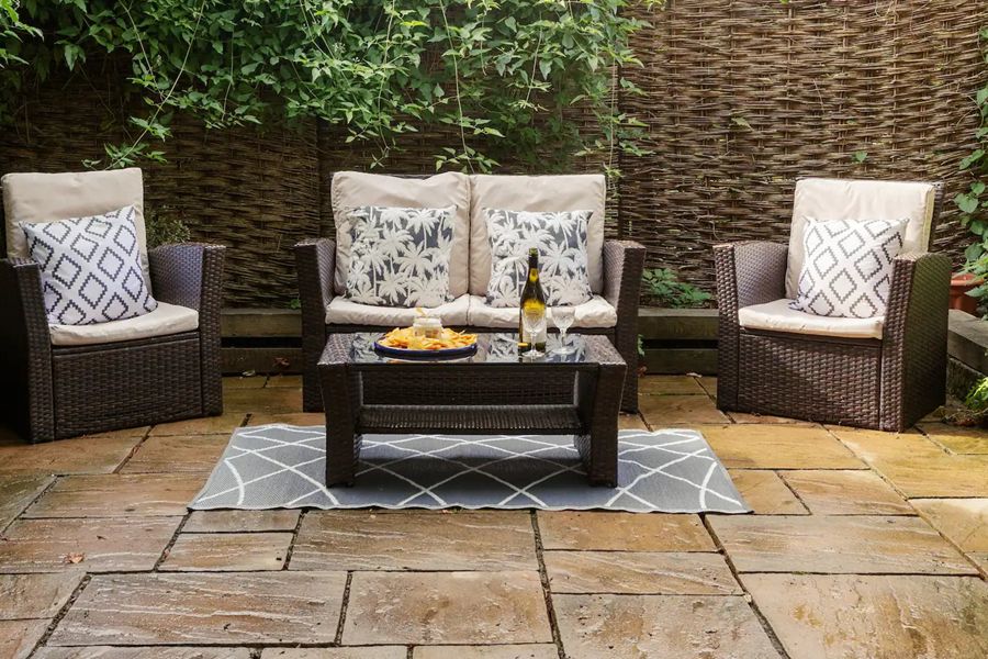 Relax in the privacy of your courtyard gardens.
